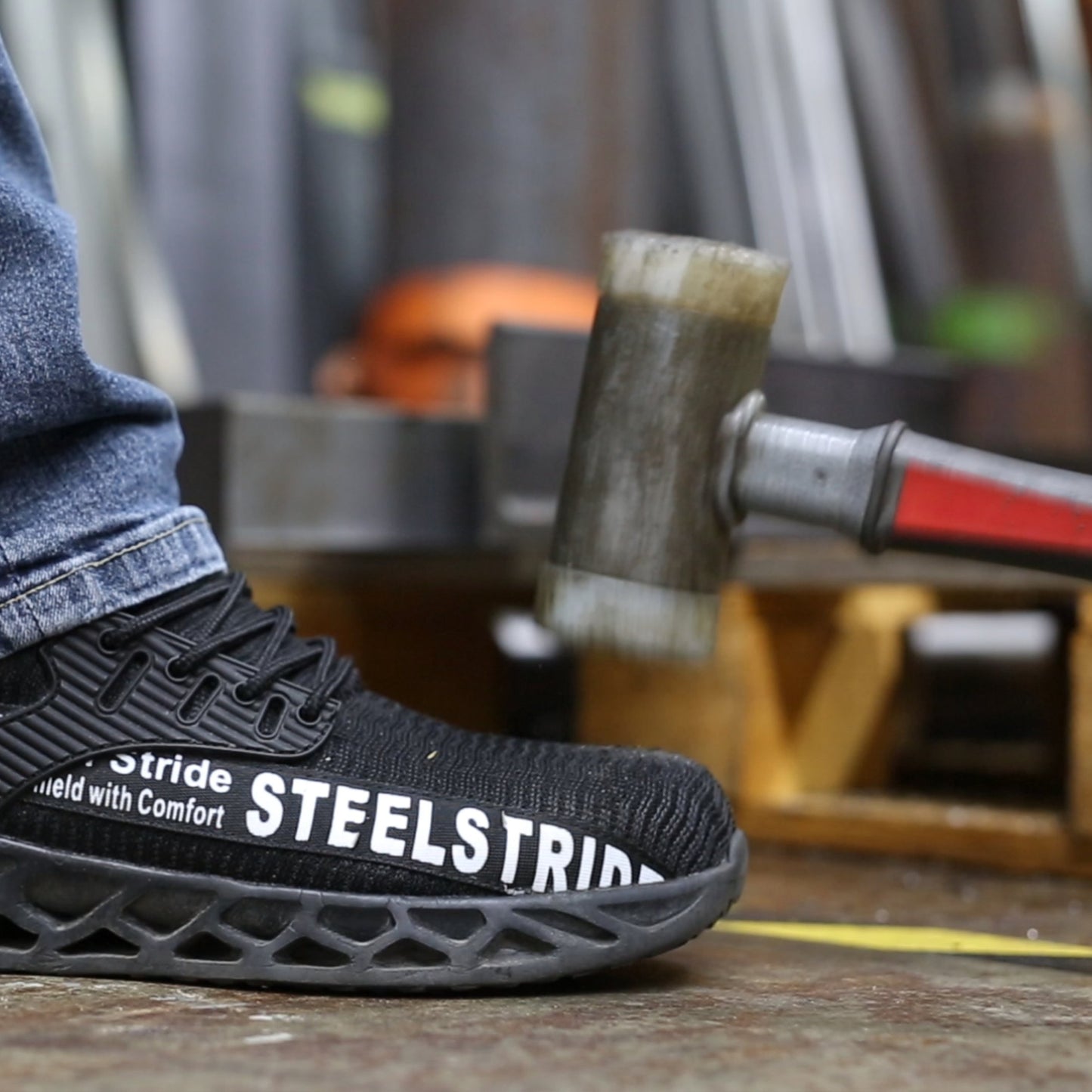 SteelStride Premium S1P Sicherheitsschuhe